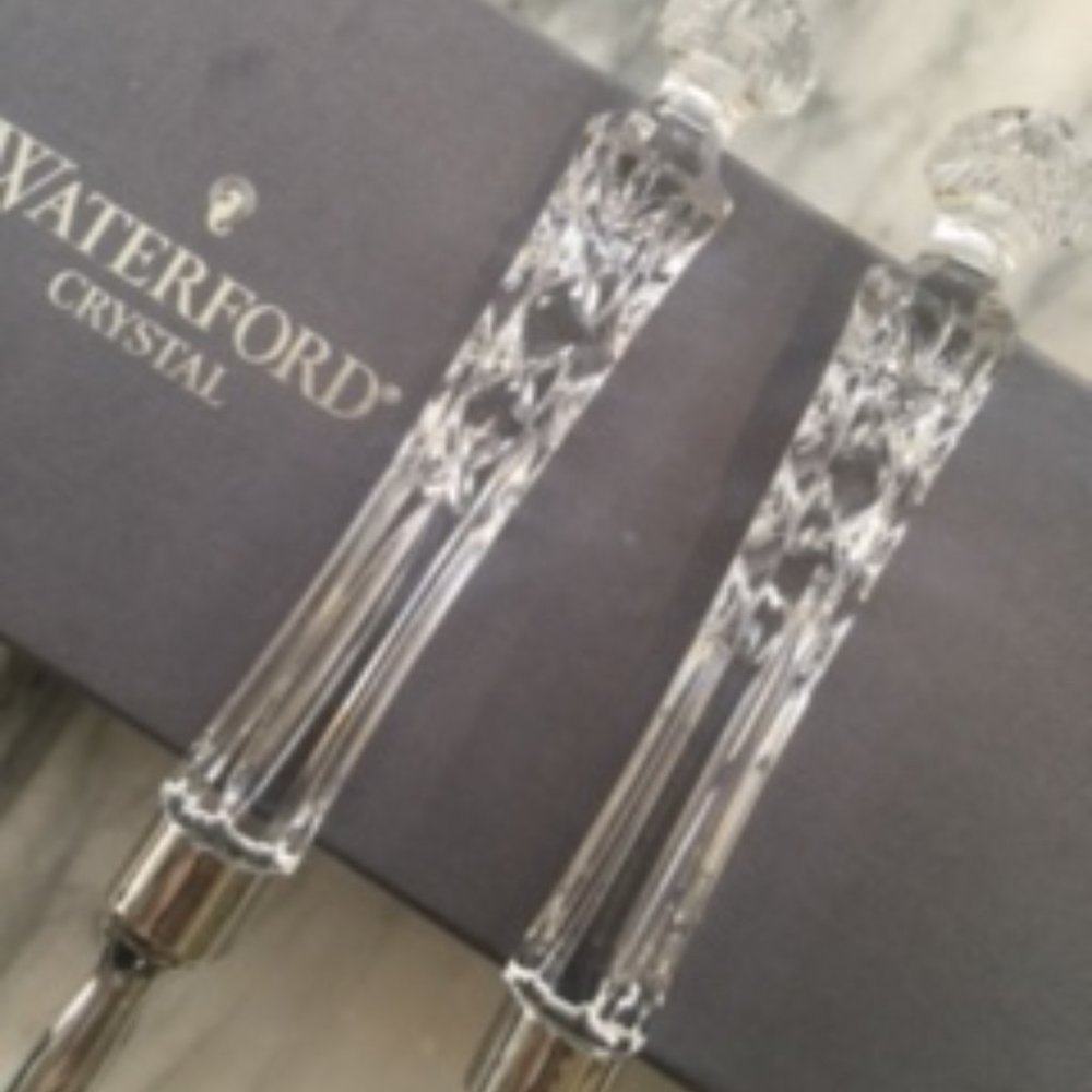 New Waterford Crystal Salad Tongs 11 inches